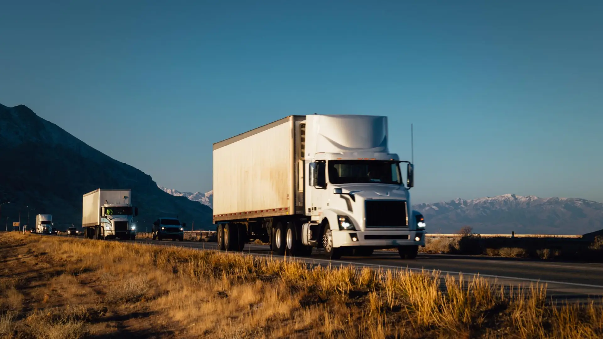 Longhorn Logistix freight truck on the road