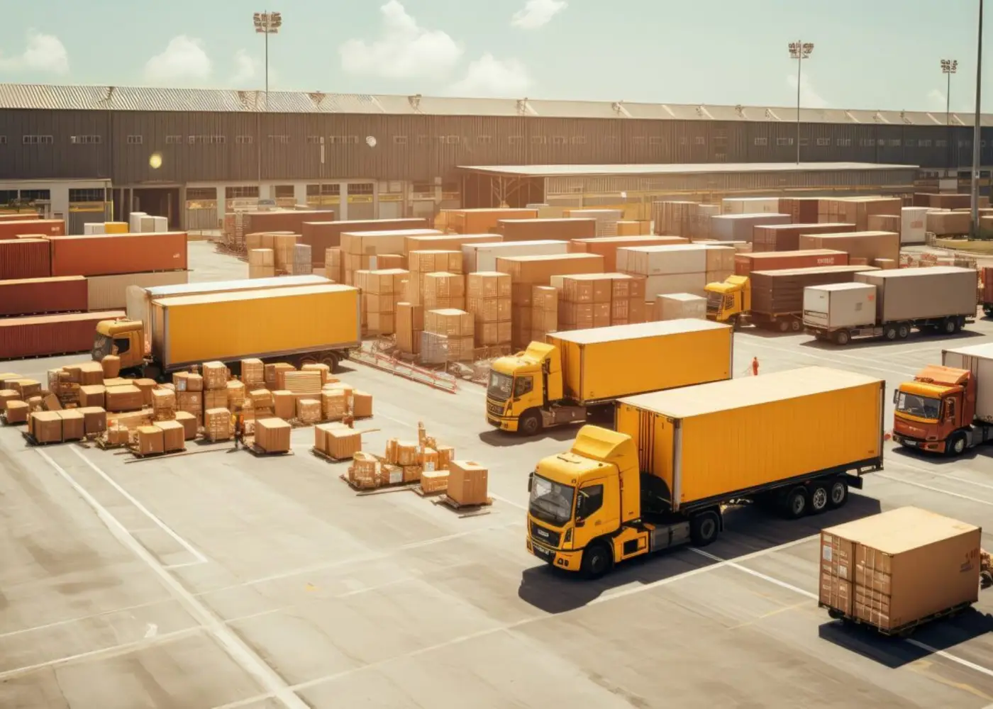 Freight coordination warehouse